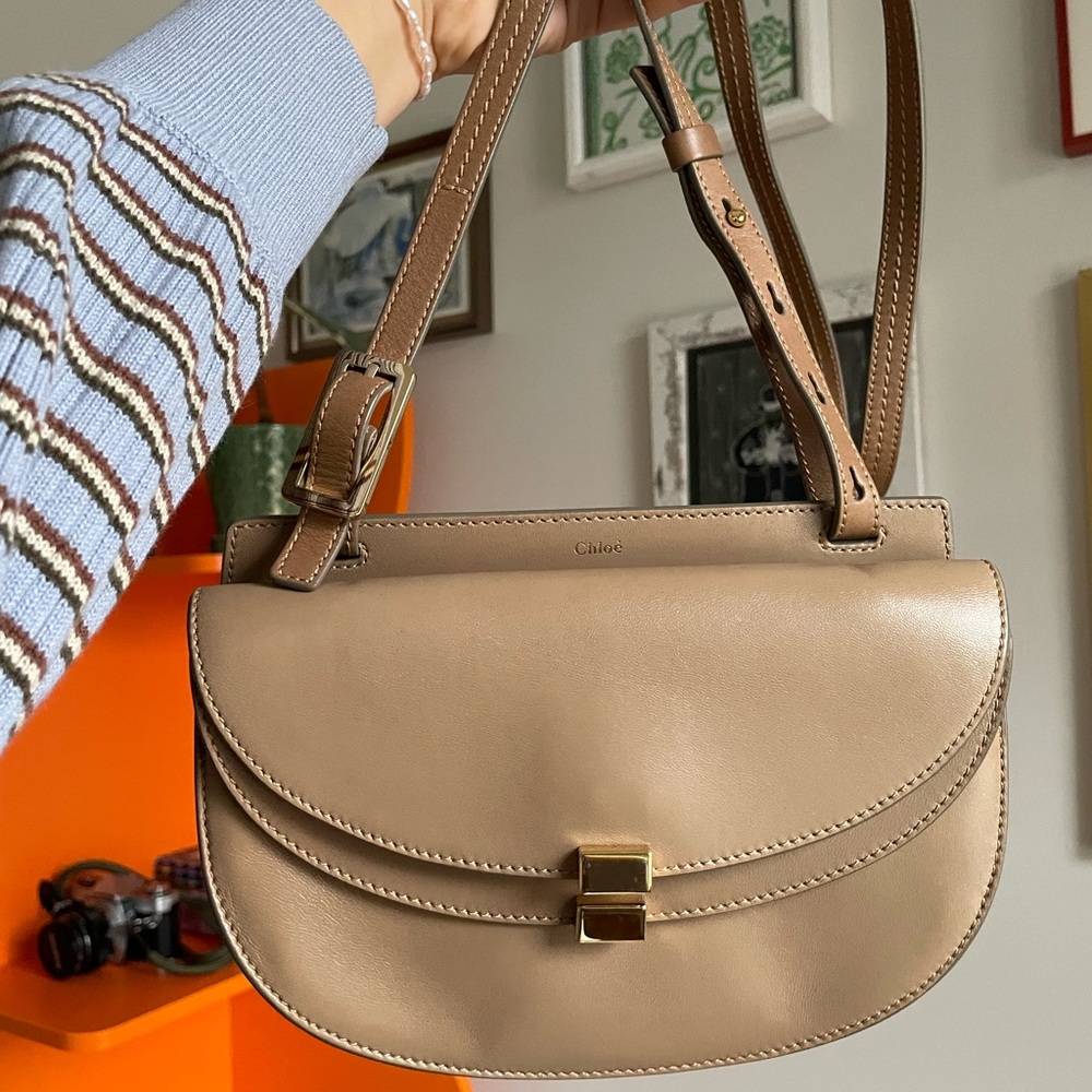 Chloe Georgia calfskin crossbody bag Made